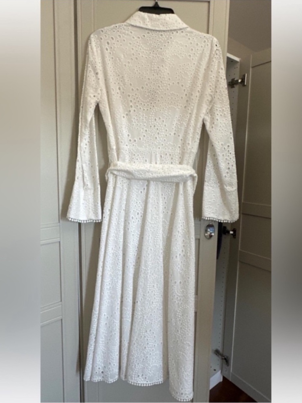 ZARA: EMBROIDERED SHIRT DRESS; SIZE XS; NWT; CLOSET CLEAR OUT - Picture 3 of 6